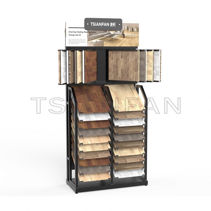 Wood Floor Tile Display Stand Laminate Display Rack Wood Flooring