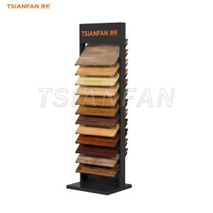 timber floor display stand