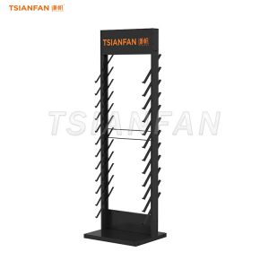 timber floor display stand