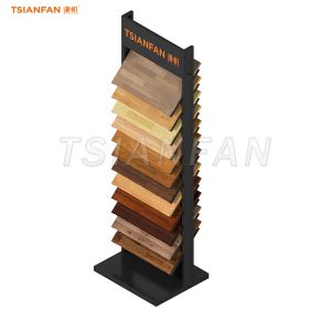 timber floor display stand